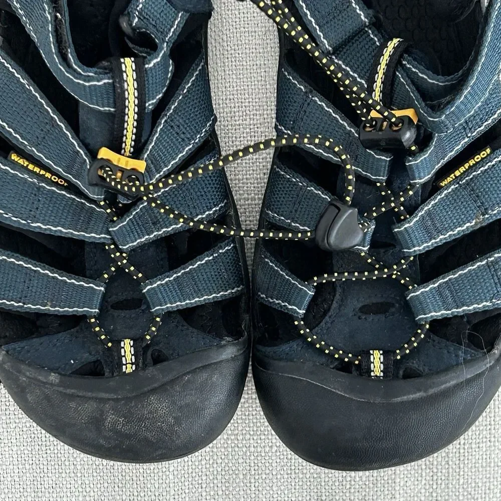 Kids Keen Newport H2 Sandals Shoes Size 4 Blue Fisherman 37 EU Water Hike Boys